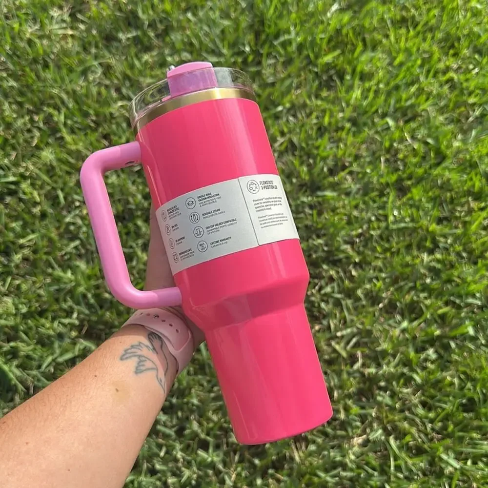NIB Stanley 40oz Adventure‎ Quencher 2.0 Tumbler Pink Parade
